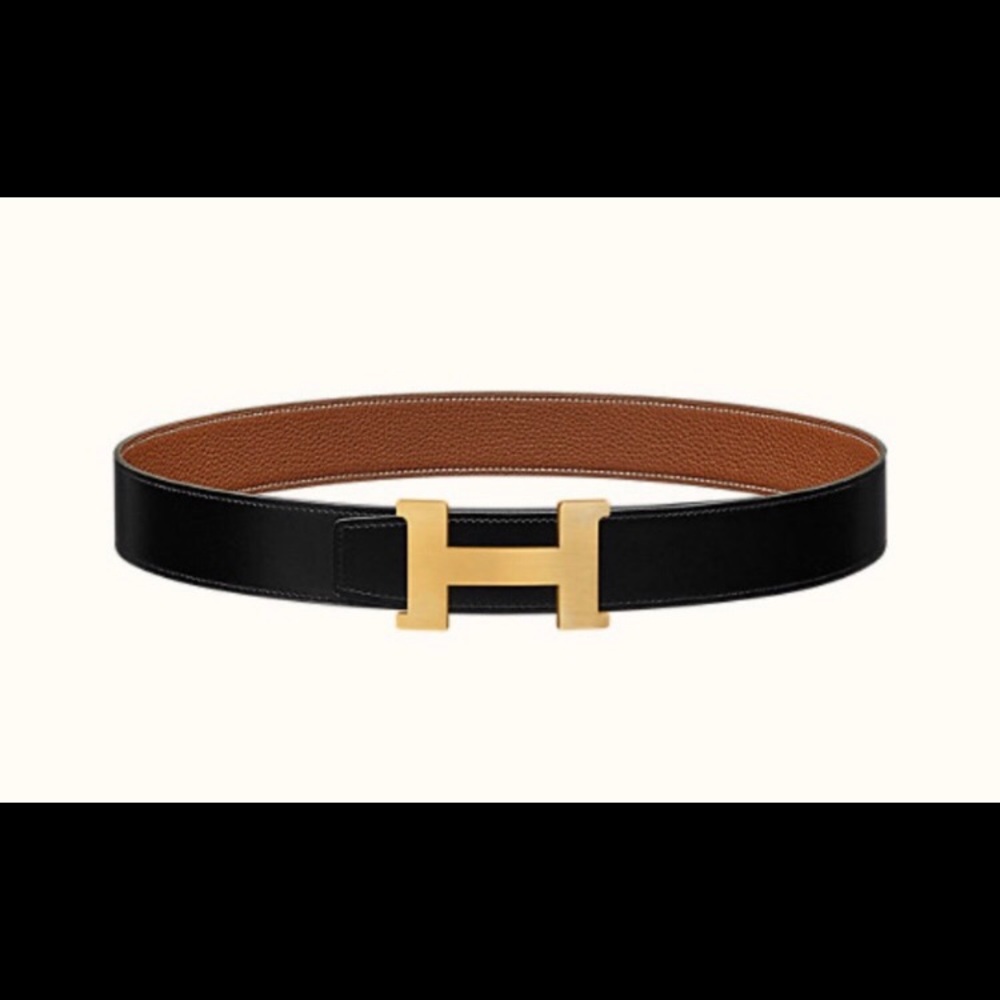 Hermes Brand New Reversible Leather Strap w/buckle